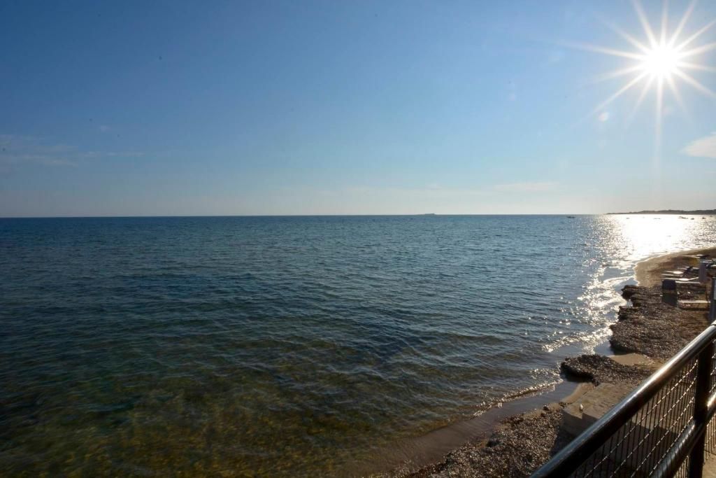 Calm, clear sea on a sunny day