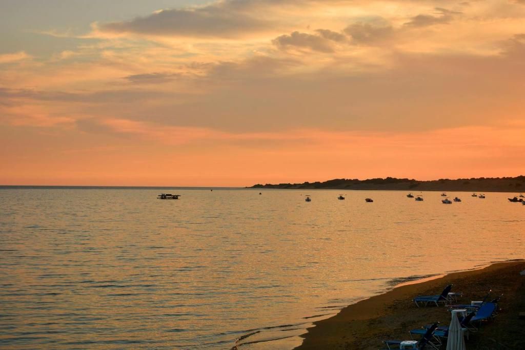 Evening sky over the bay of Agios Georgios, Southern Corfu